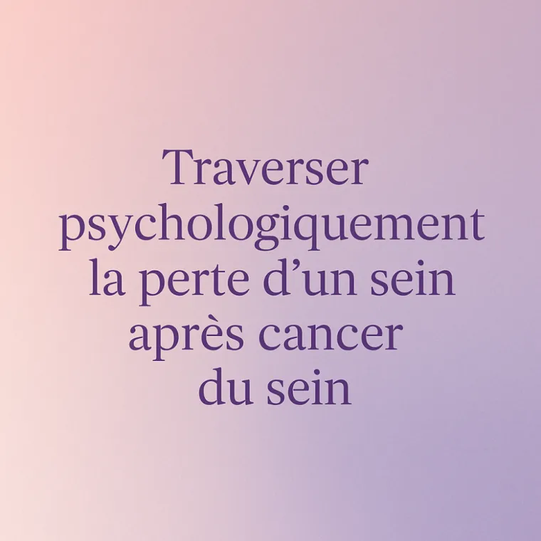solution post cancer du sein